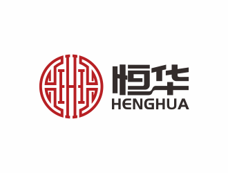 何嘉健的恒华中式商标logo设计logo设计