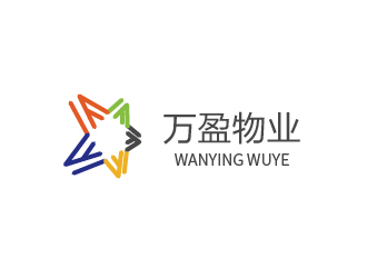 高明奇的四川万盈物业管理有限公司logo设计