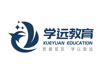 谭家强的兰州学远教育logo设计