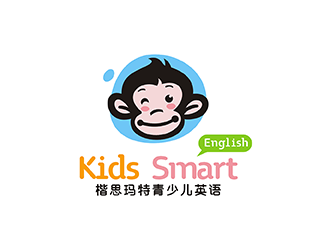 梁俊的Kids Smart English 楷思玛特青少儿英语logo设计