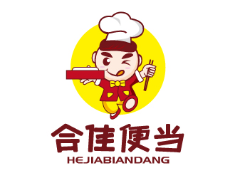 张俊的合佳便当logo设计