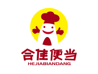 张俊的合佳便当logo设计