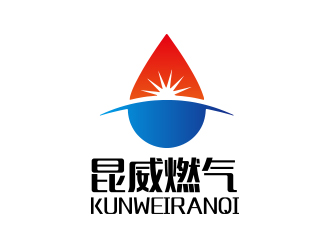 陈川的昆威燃气logo设计