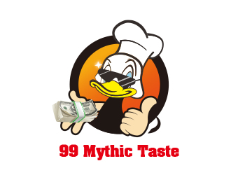 黄安悦的99 Mythic Taste（成功时期的鸭子）logo设计