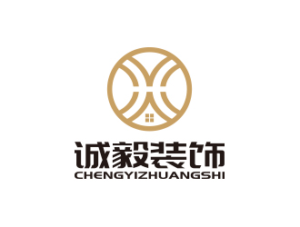 孙金泽的诚毅室内装饰设计工作室logo设计