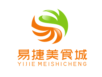 李杰的易捷美食城logo设计