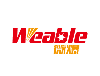 张俊的Weable微爆logo设计