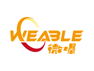 黄安悦的Weable微爆logo设计