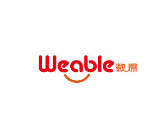 朱红娟的Weable微爆logo设计