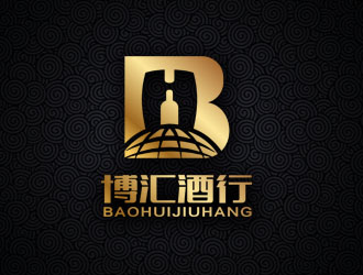 郭庆忠的博汇酒行logo设计