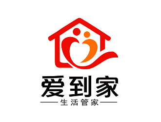 李杰的爱到家.生活管家logo设计