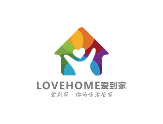 郑锦尚的爱到家.生活管家logo设计