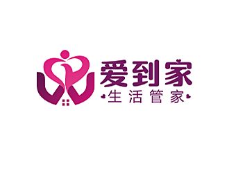 劳志飞的爱到家.生活管家logo设计