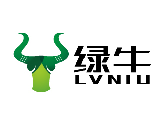 张俊的绿牛logo设计