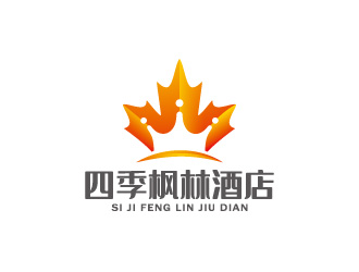 周金进的四季枫林酒店logo设计