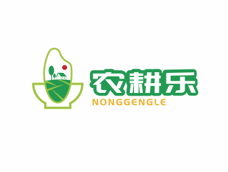 黄俊的农耕乐大米商标设计logo设计