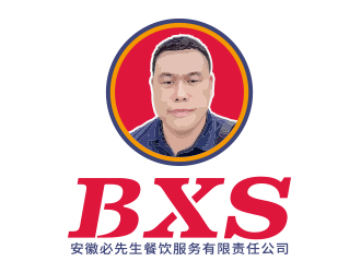 向正军的必先生餐饮人物卡通logo设计logo设计