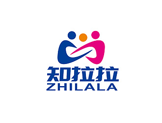 盛铭的知拉拉互联网字体设计logo设计