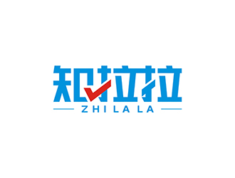 丁小钰的知拉拉互联网字体设计logo设计