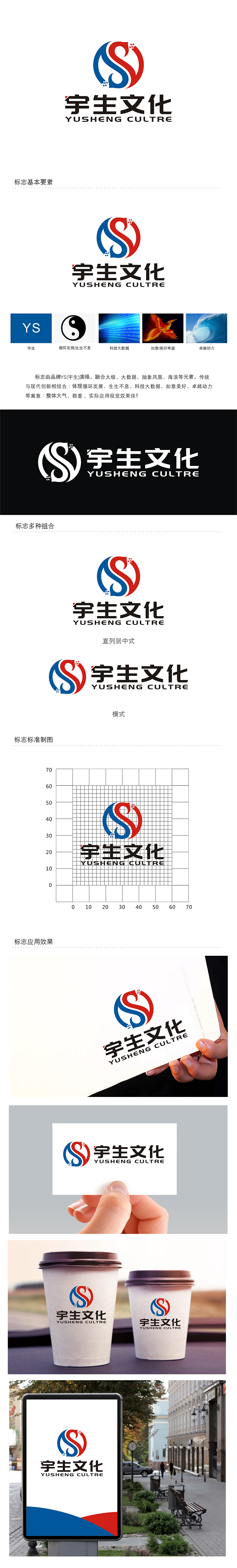 劳志飞的山东宇生文化股份有限公司logo设计