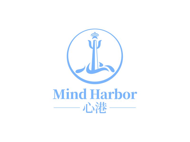 心港 Mind Harborlogo设计