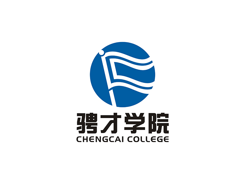 周都响的骋才学院logo设计