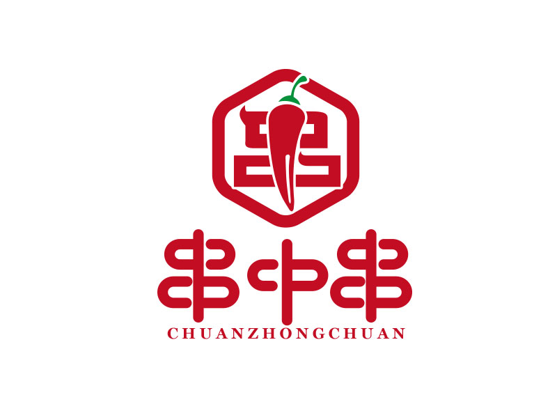 朱红娟的串中串logo设计