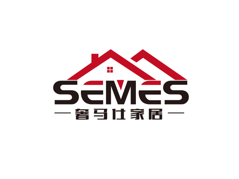 朱红娟的SEMES奢马仕家居logo设计