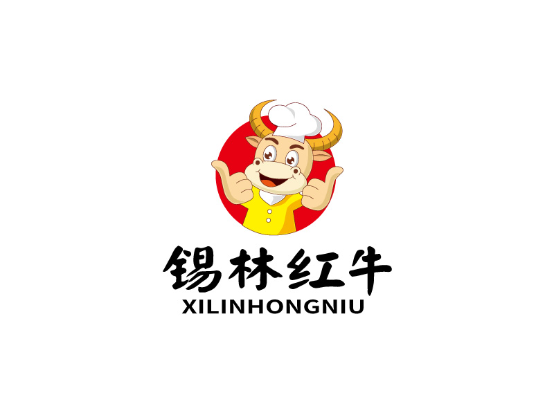 张俊的锡林红牛  logo设计logo设计