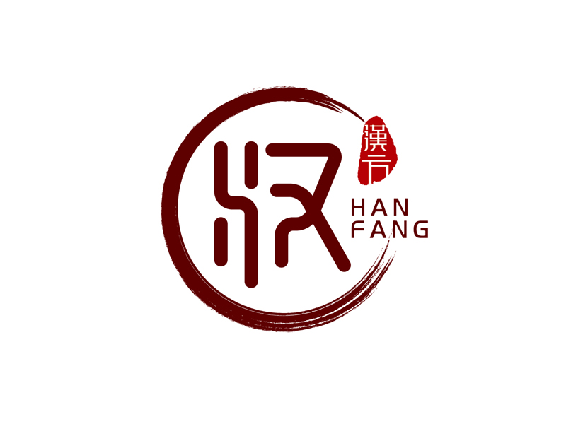 祝艳兵的HANFANG汉方logo设计