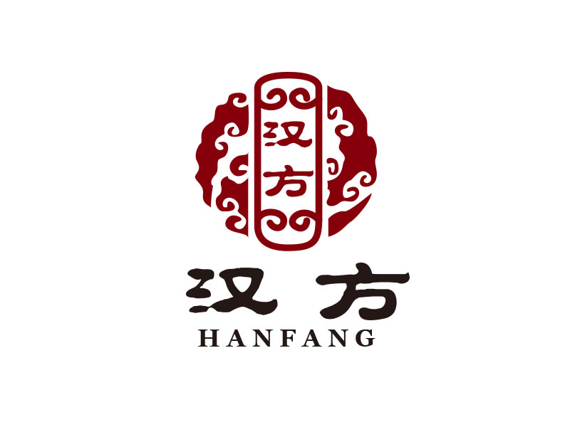 朱红娟的HANFANG汉方logo设计