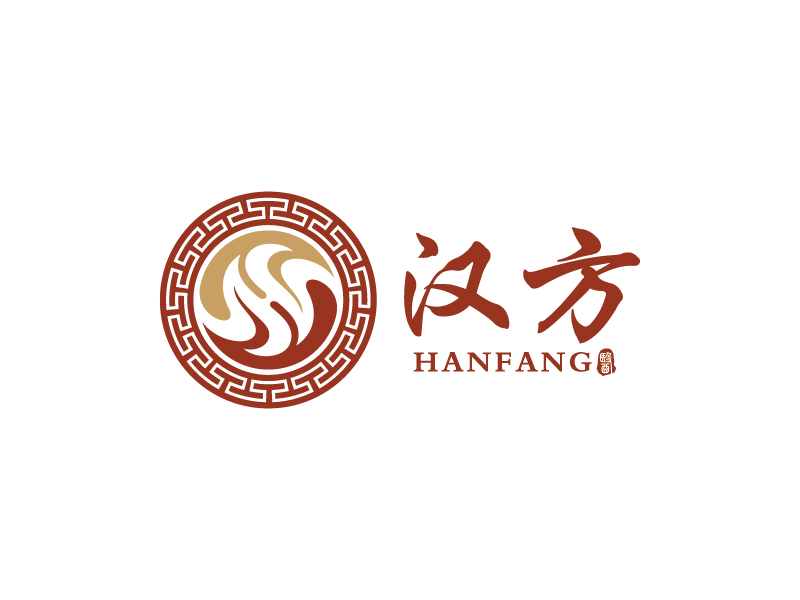 王涛的HANFANG汉方logo设计