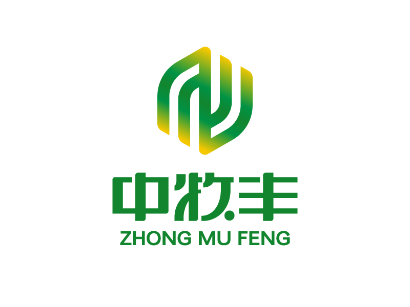 唐国强的中牧丰logo设计