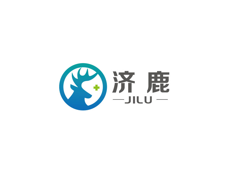 朱红娟的济鹿logo设计