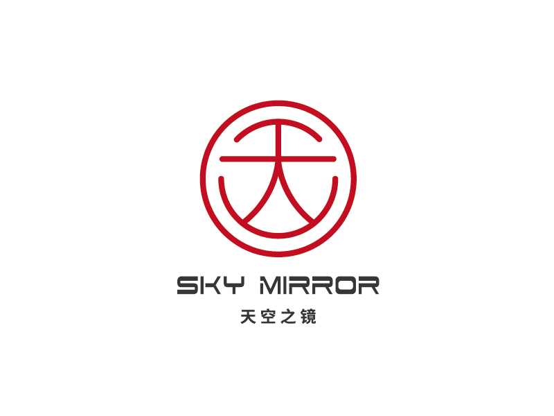李宁的天空之镜 Sky MIrrorlogo设计