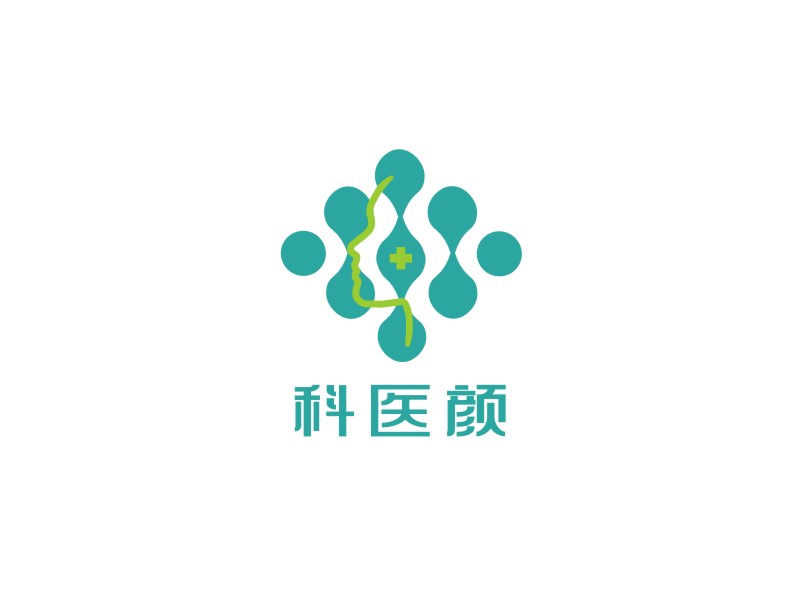 姜彦海的科医颜logo设计
