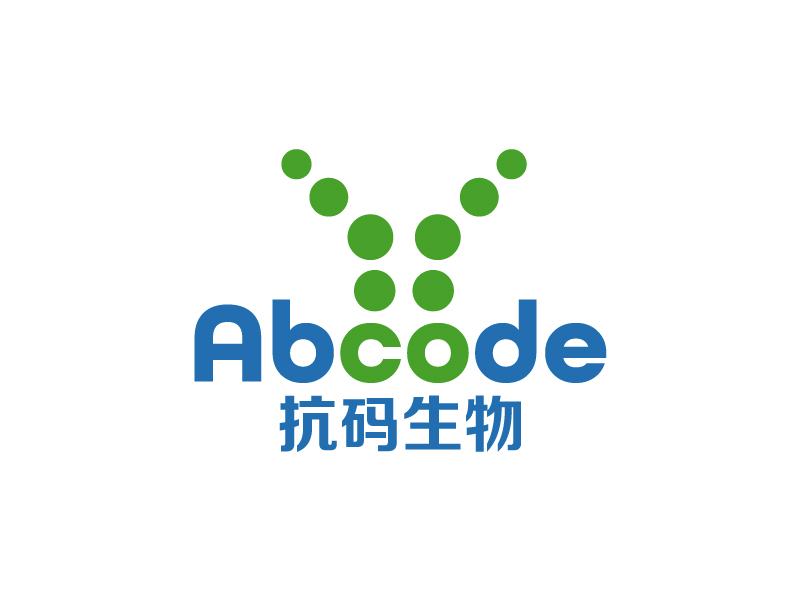 叶美宝的Abcode 抗码生物logo设计