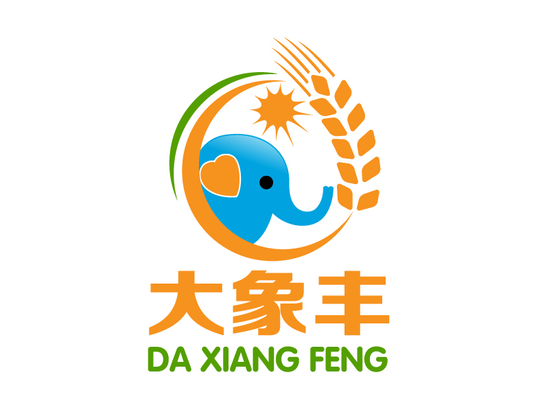 晓熹的大象丰logo设计