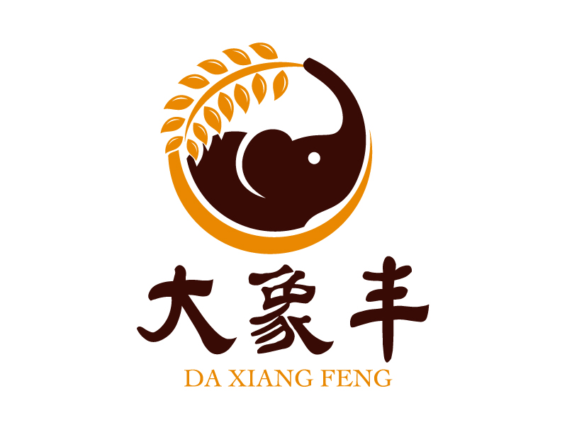 晓熹的大象丰logo设计