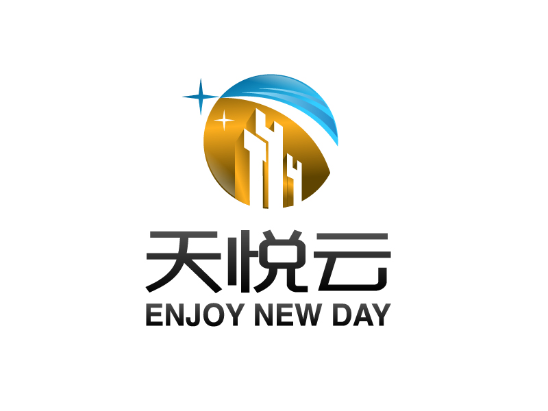 天悦云logo设计