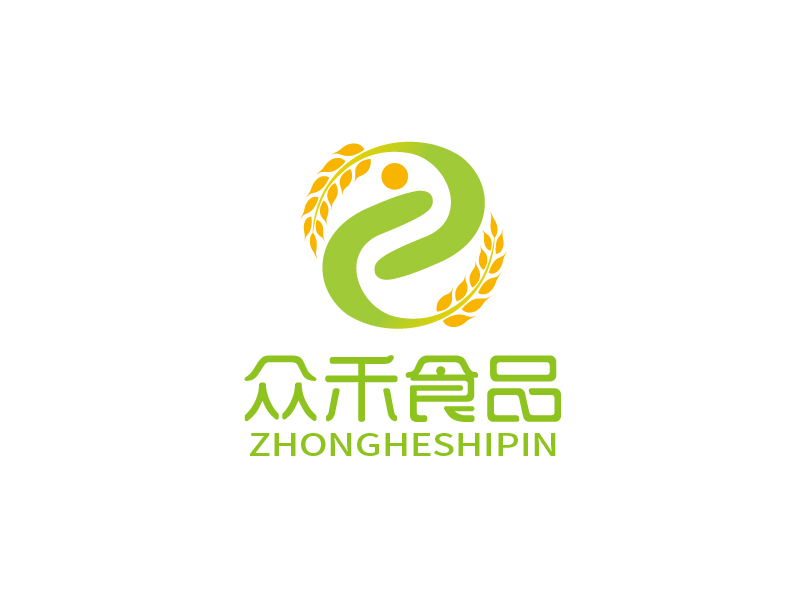 张俊的深圳市众禾食品有限公司logo设计