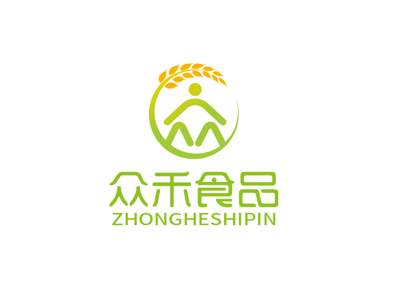 张俊的深圳市众禾食品有限公司logo设计