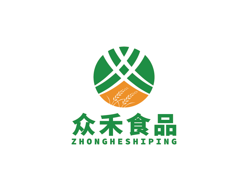 李宁的深圳市众禾食品有限公司logo设计