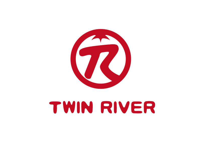 朱红娟的TWIN RIVER工厂LOGO设计logo设计