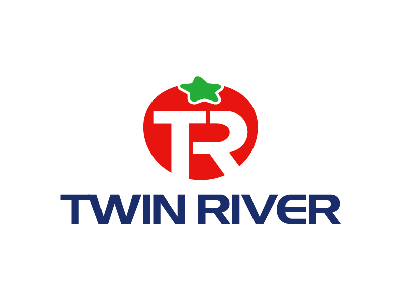 张俊的TWIN RIVER工厂LOGO设计logo设计