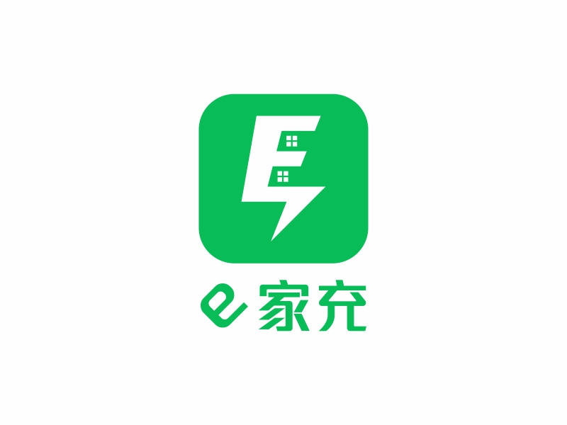 陈国伟的e家充logo设计