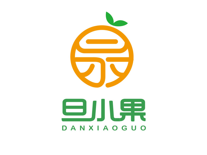 朱红娟的旦小果 水果LOGOlogo设计