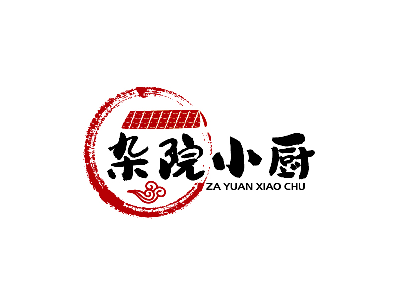 张俊的杂院小厨logo设计