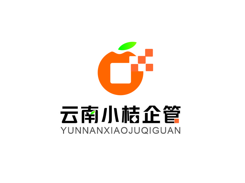 向红的云南小桔企业管理有限公司logo设计