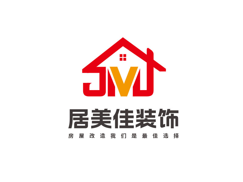 朱红娟的居美佳装饰logo设计